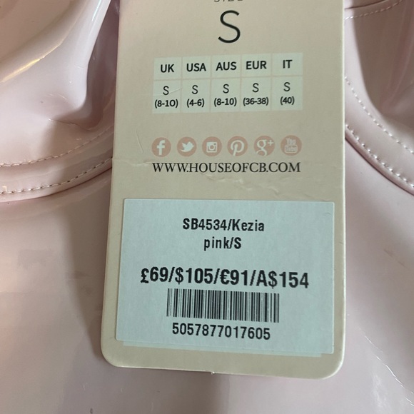 House of CB Kezia patent Vinyl bodysuit Small BNWT - Picture 5 of 7